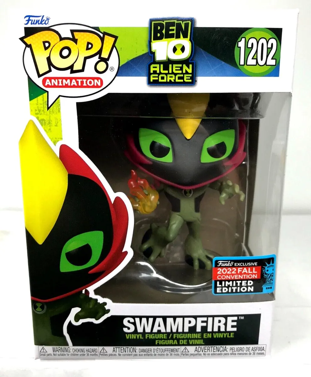 Funko Pop! Ben 10 Alien Force Swampfire - 2022 Exclusief #1202