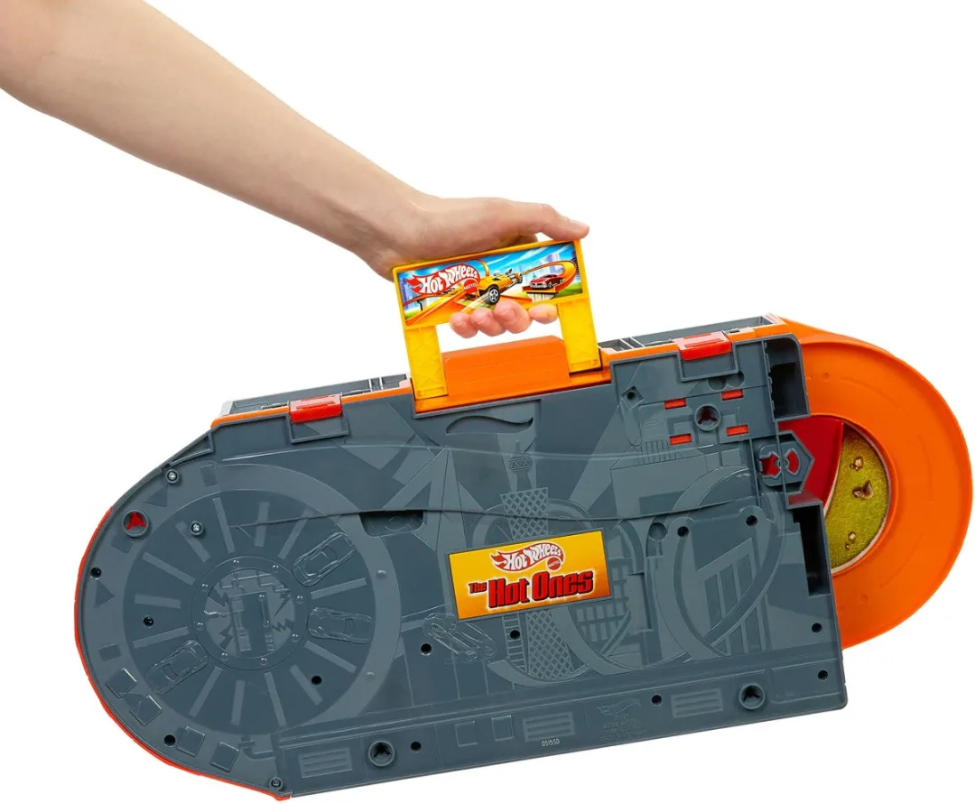 Hot Wheels The Hot Ones Sto & Go JFH37 Voertuig & Circuitset - Meerkleurig - afbeelding 5 van 6