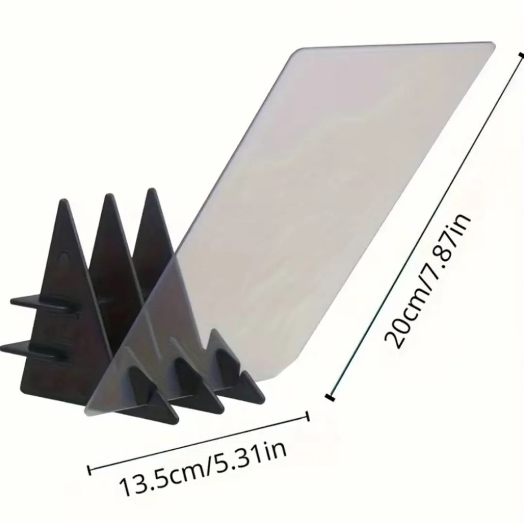 NuveX Transparant Tekenbord 20x13,5cm - Wit