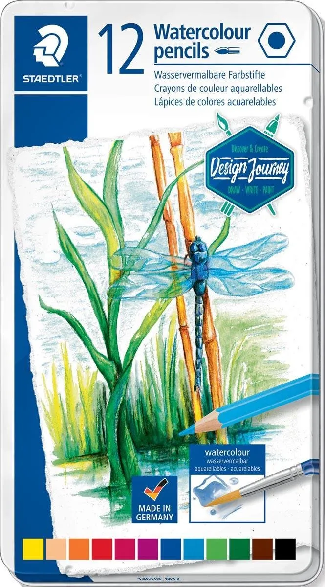 STAEDTLER Aquarel Kleurpotloden - 12 Stuks