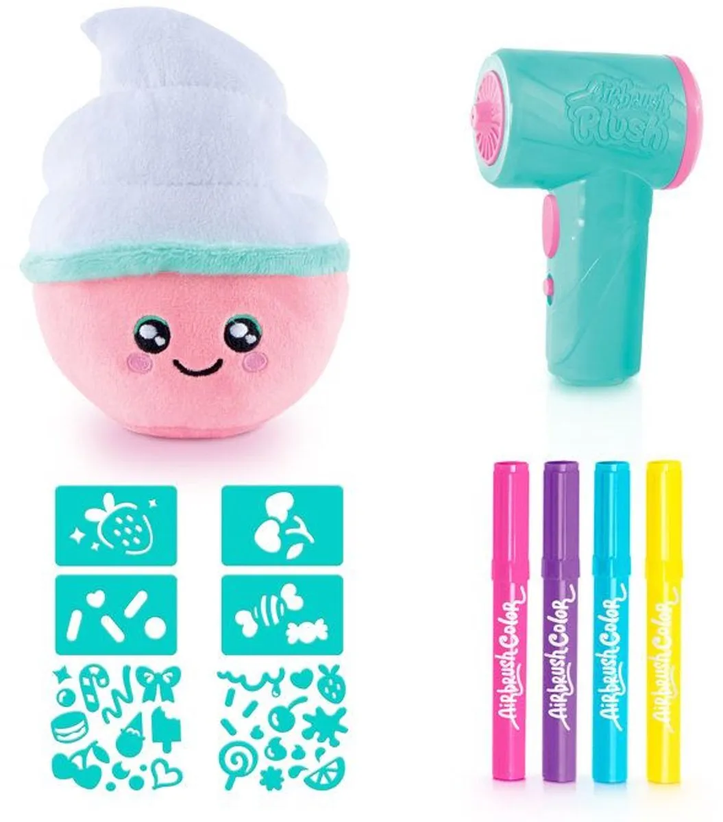 Canal Toys Airbrush Pluche - Roze/Wit