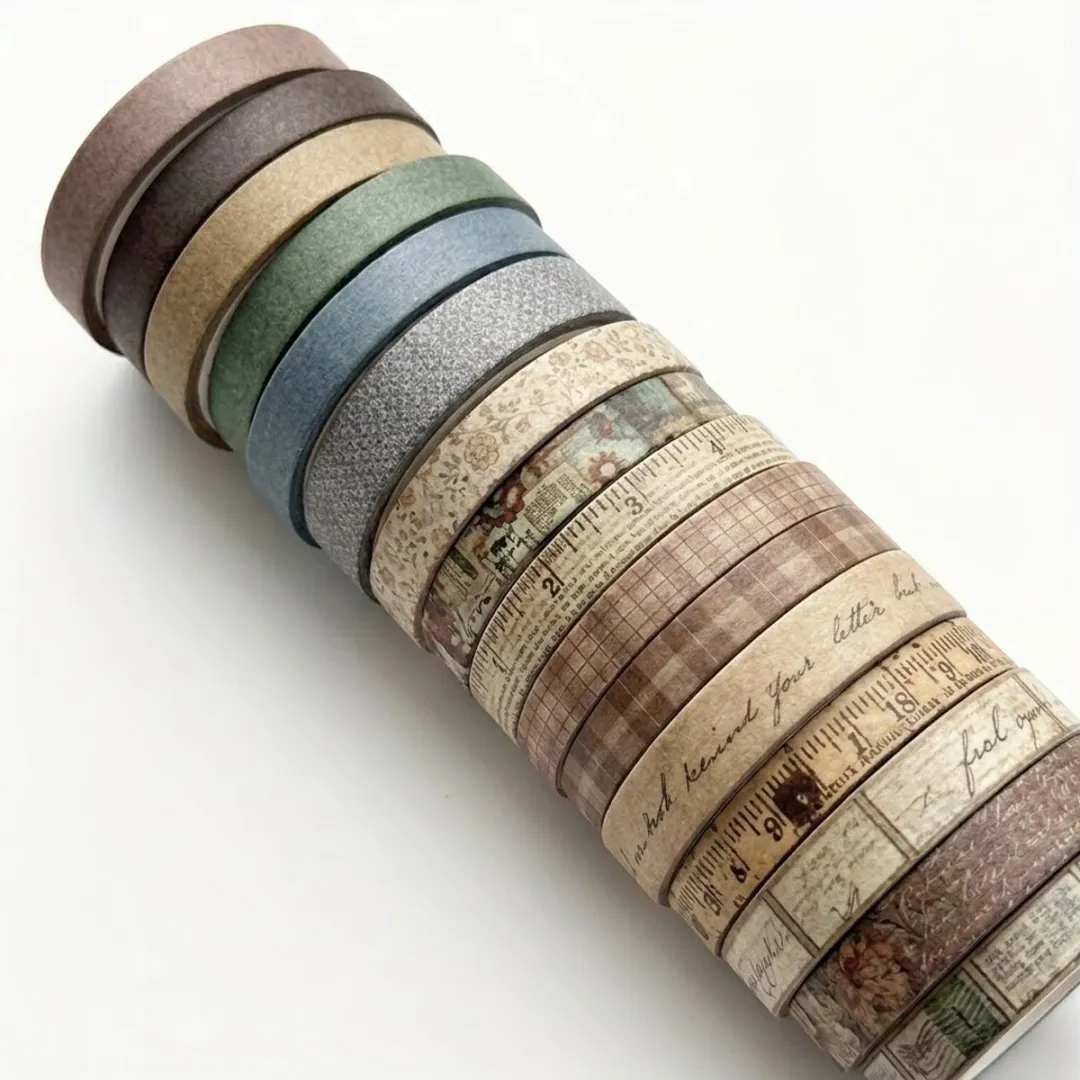 NuveX Multicolor Washi Tape Set 20 Rollen