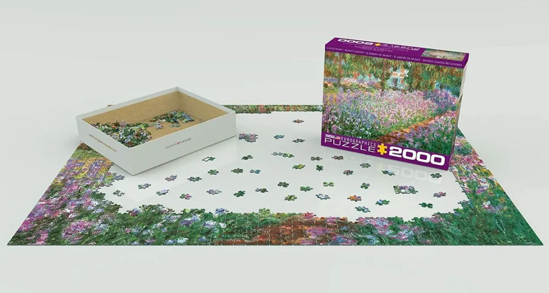 Eurographics Monet - De Tuin van Monet in Giverny Legpuzzel 2000 Stuks