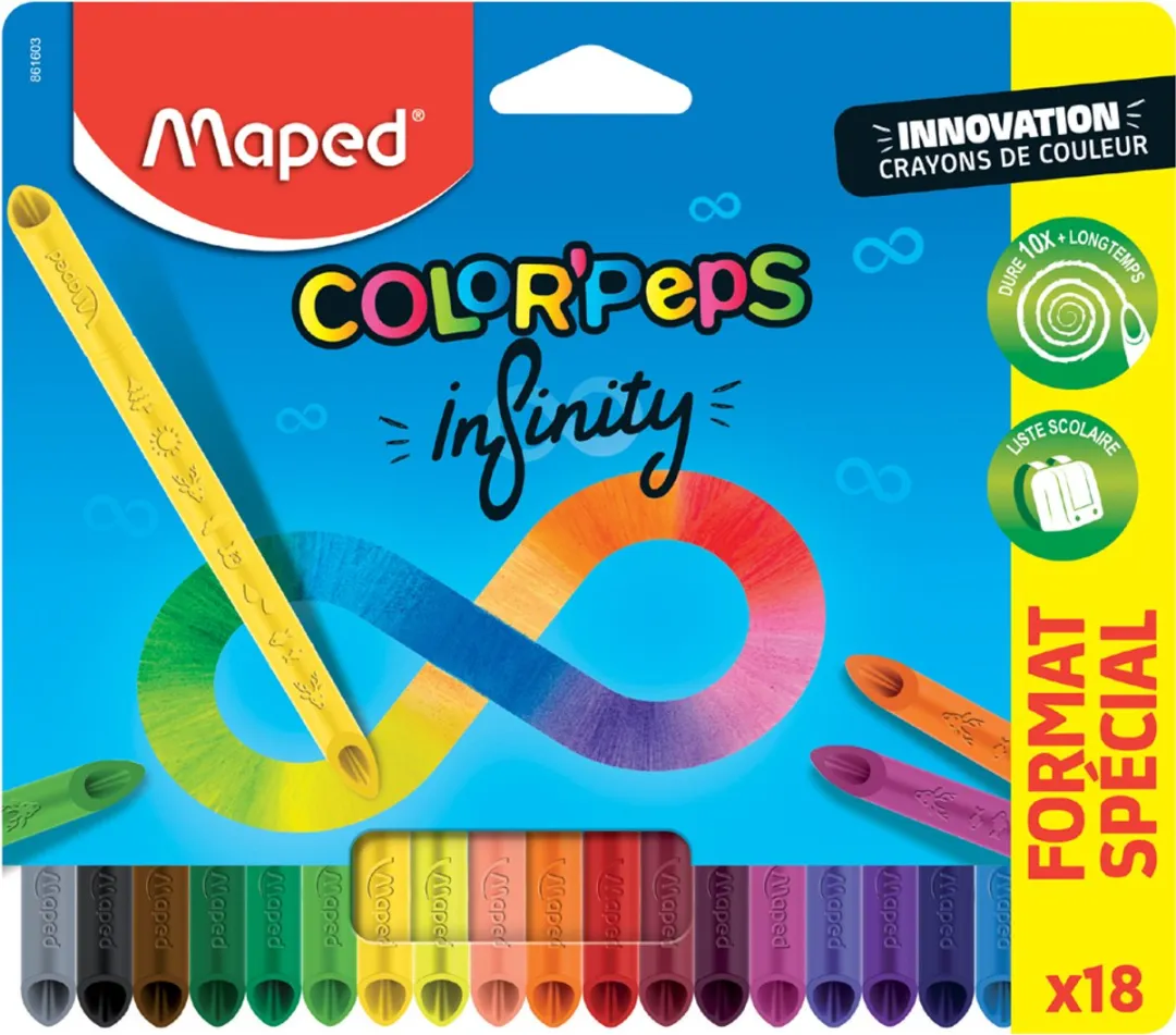 Maped Color'Peps Infinity Kleurpotloden - 12 Stuks