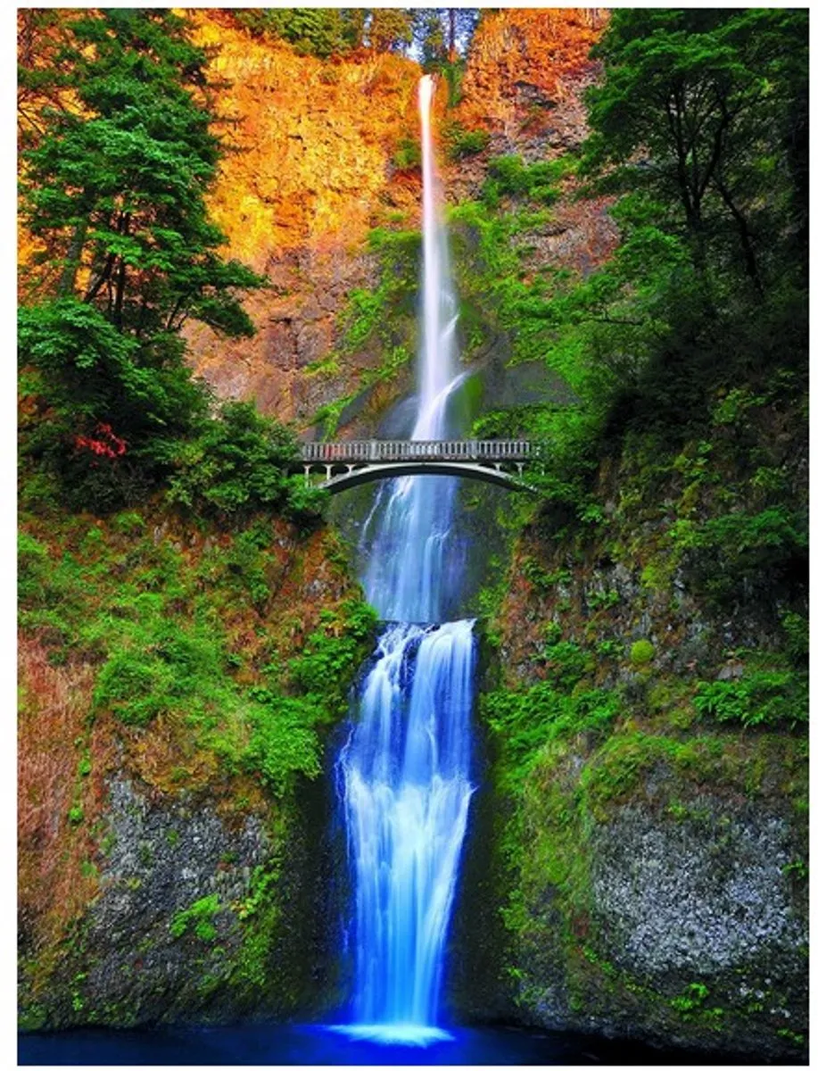 Eurographics Multnomah Falls Oregon Legpuzzel 1000 Stuks - Multicolor