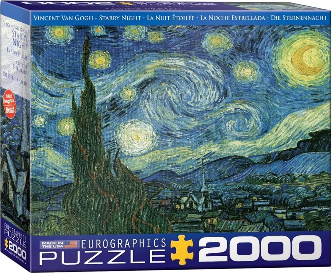Eurographics De Sterrennacht Vincent Van Gogh Legpuzzel 2000 Stuks - Fine Art