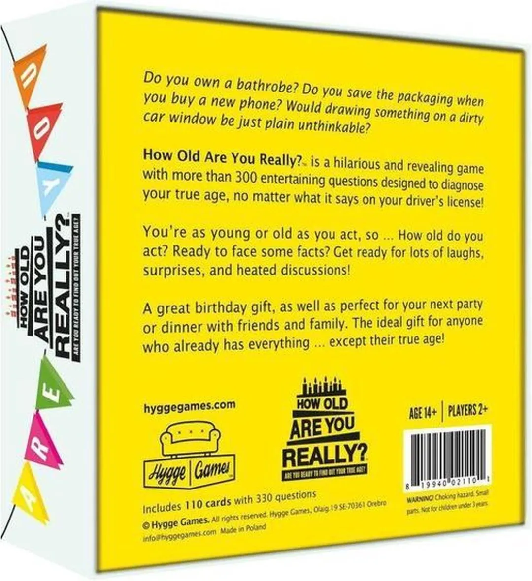 Hygge Games How Old Are You Really Party Game