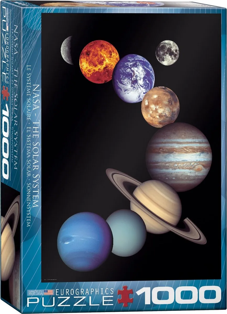 Eurographics NASA Het Zonnenstelsel Legpuzzel 1000 Stuks