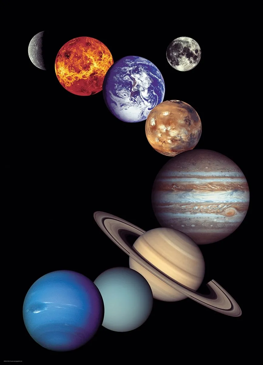 Eurographics NASA Het Zonnenstelsel Legpuzzel 1000 Stuks