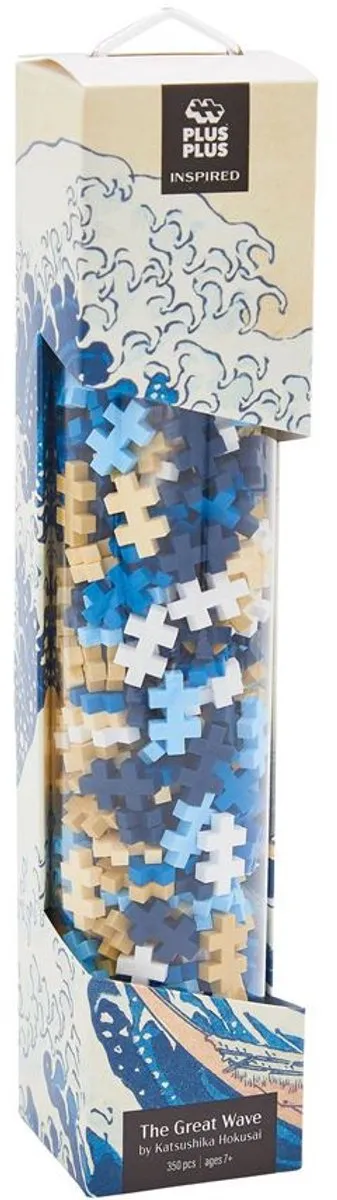 Plus-Plus Inspired Hokusai The Wave 350 Bouwstenen - 350 Stuks - afbeelding 6 van 6