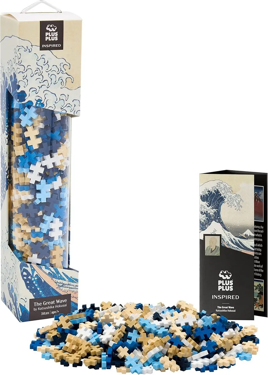 Plus-Plus Inspired Hokusai The Wave 350 Bouwstenen