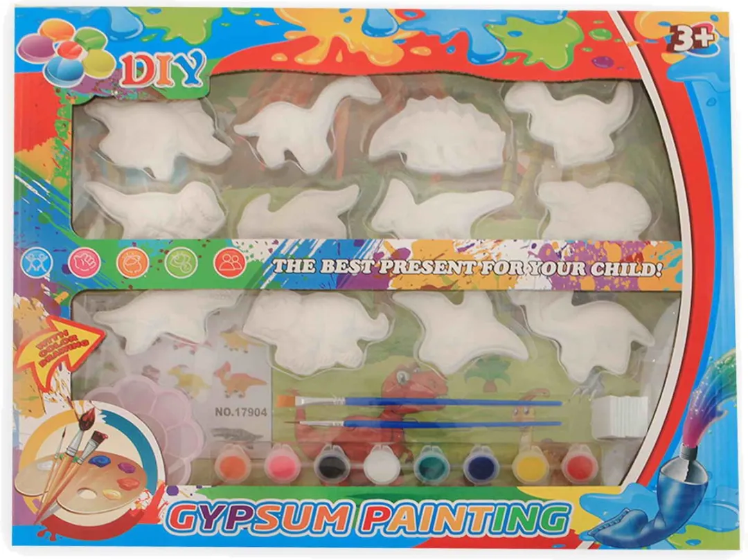 Jonotoys Schilderset Dinosaurussen Junior 22-delig