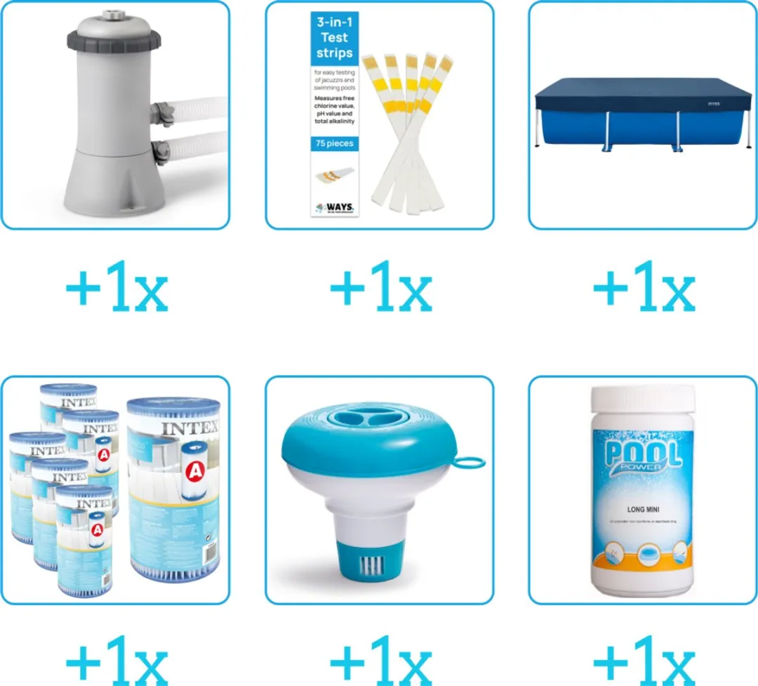 Intex 28272NP Zwembad Accessoirepakket 6-delig