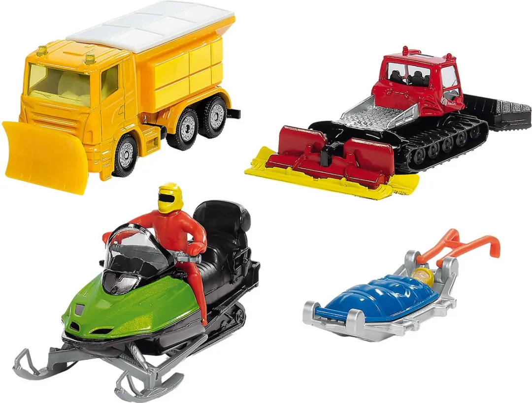 SIKU 6290 Auto Wintervoertuigen Set - Blauw