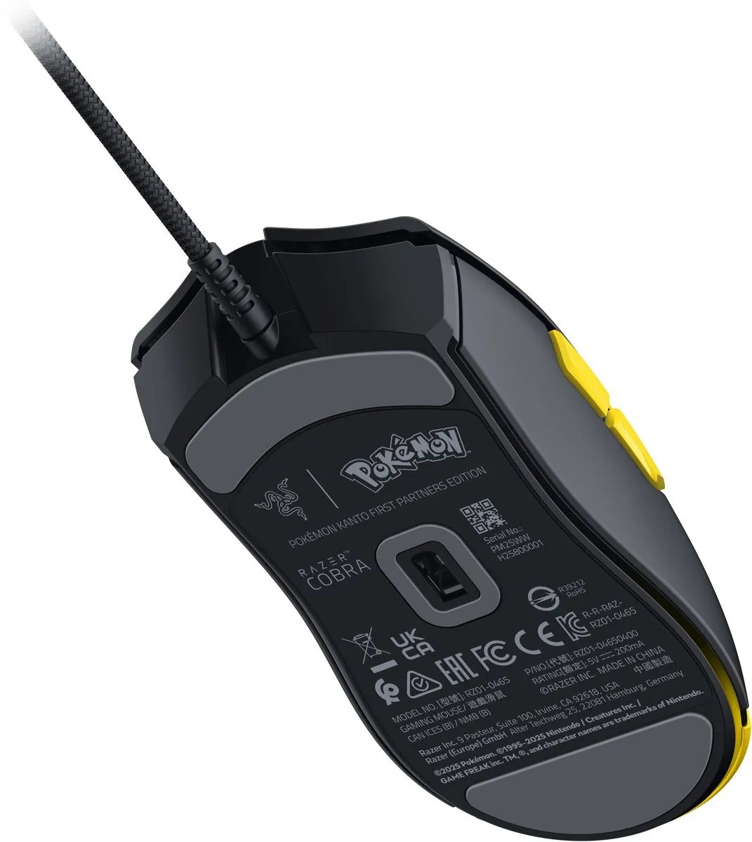 Razer Cobra RZ01-04650400-R3M1 Gaming Muis - Pokémon Kanto Starters