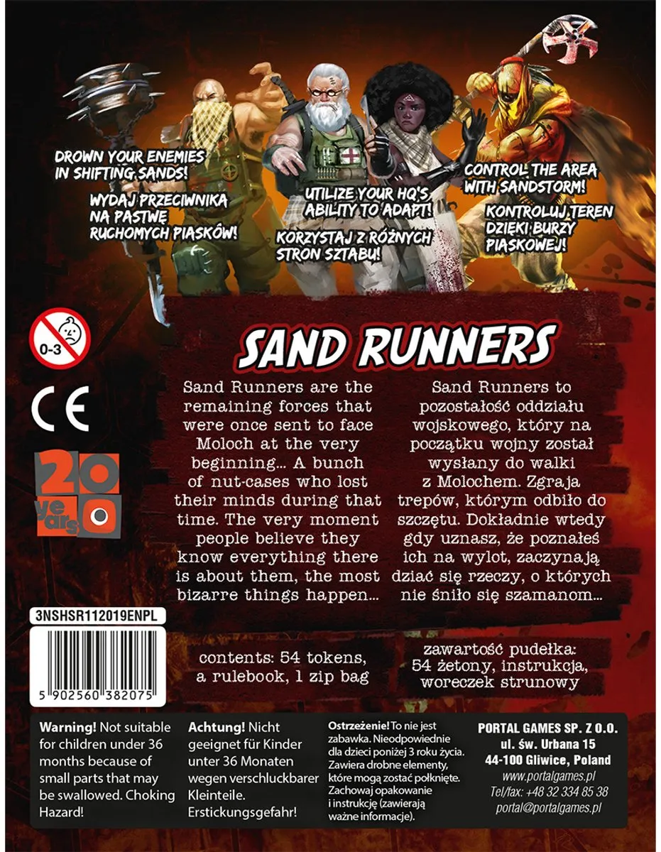 Portal Games Neuroshima Hex 3.0 Sand Runners Uitbreiding