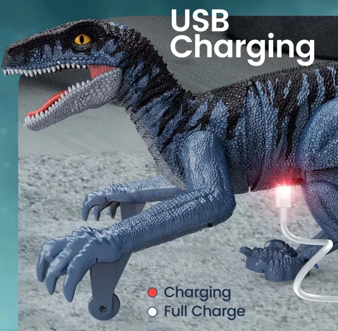 RedParrot Afstandsbedienbare Dinosaurus Dino Dinosaur2.4ghz - Blauw