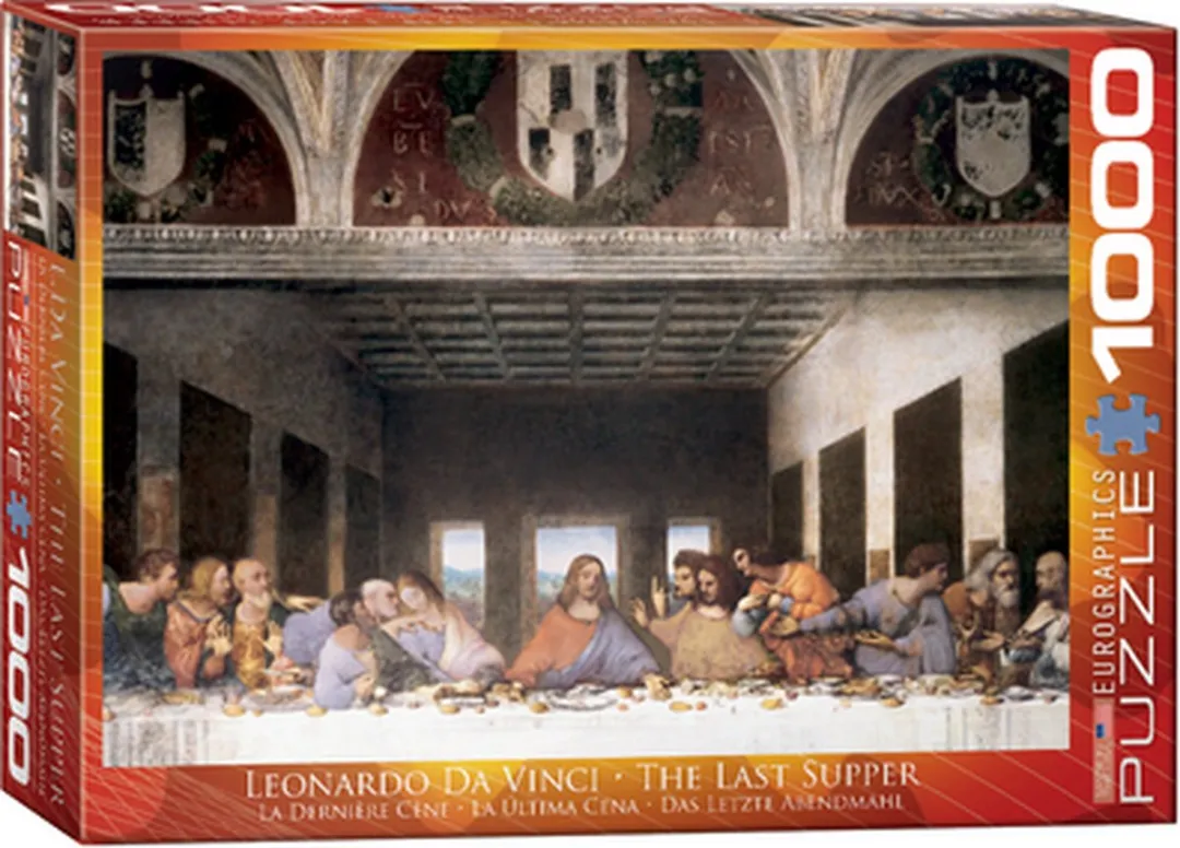 Eurographics Het Laatste Avondmaal 1000 Stuks Fine Art Legpuzzel - 68x48cm