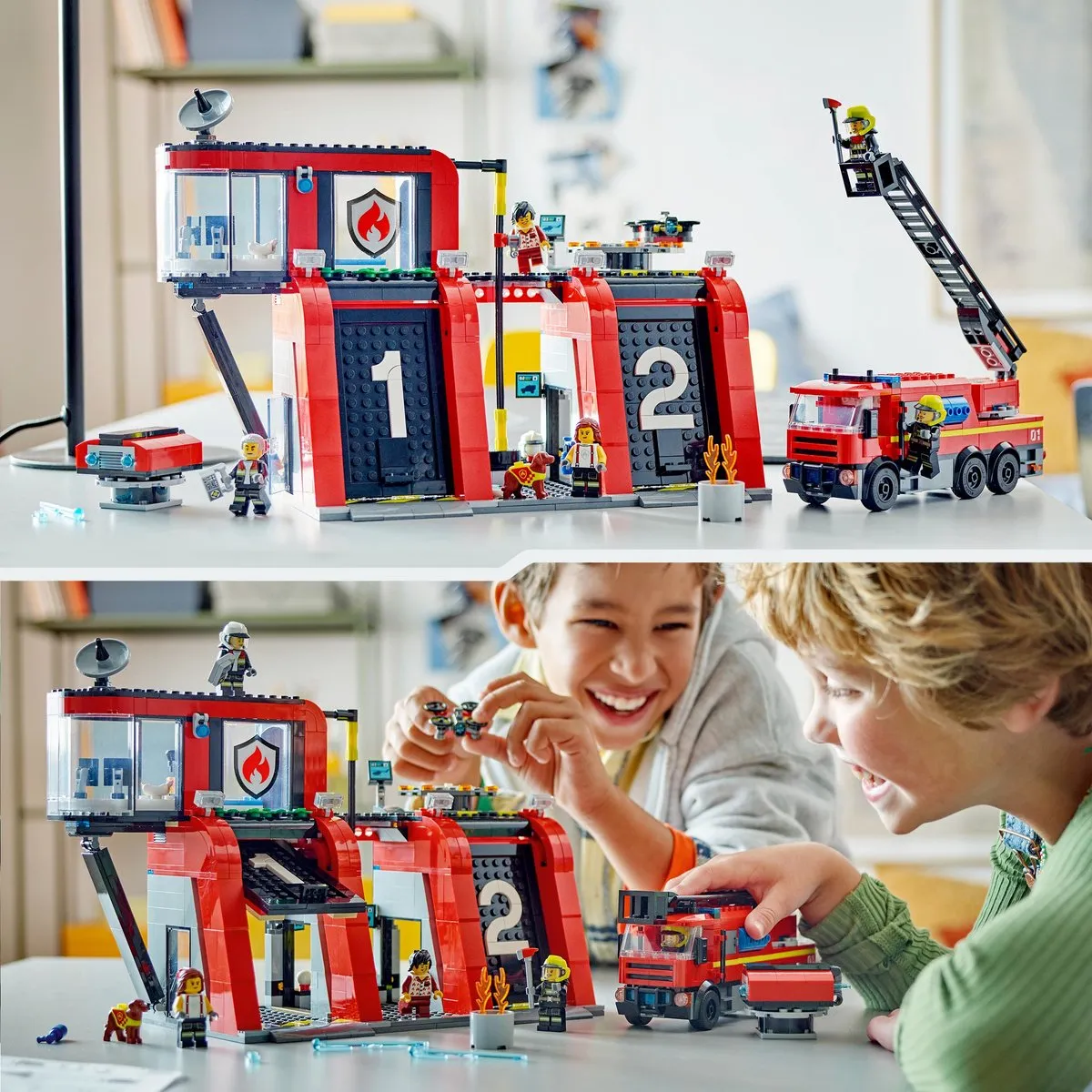 LEGO City Brandweerkazerne 60414 - 843 Stukken