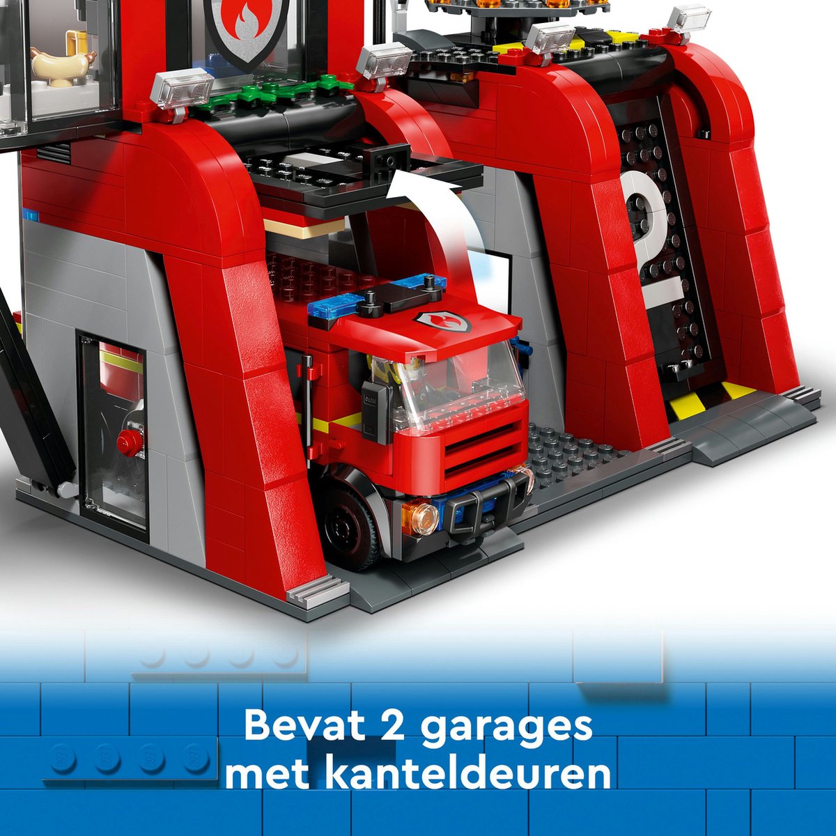 LEGO City Brandweerkazerne en brandweerauto - 60414