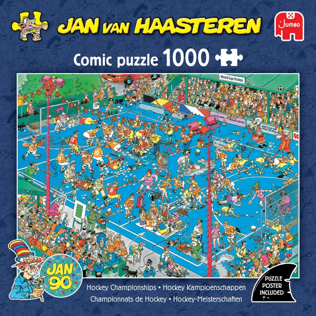 Jan van Haasteren Hockey Kampioenschappen - 1000 Stuks - Meerkleurig