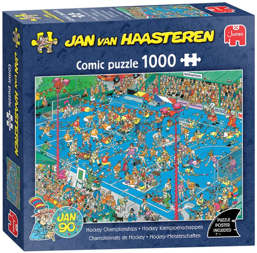 Jan van Haasteren Hockey Kampioenschappen - 1000 Stuks - Meerkleurig