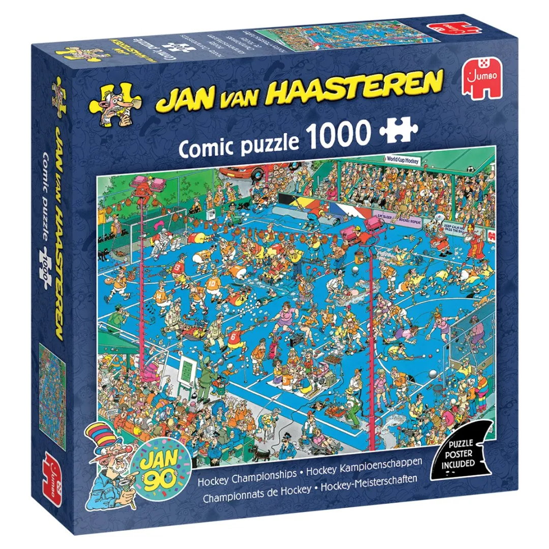 Jan van Haasteren Hockey Kampioenschappen - 1000 Stuks - Meerkleurig