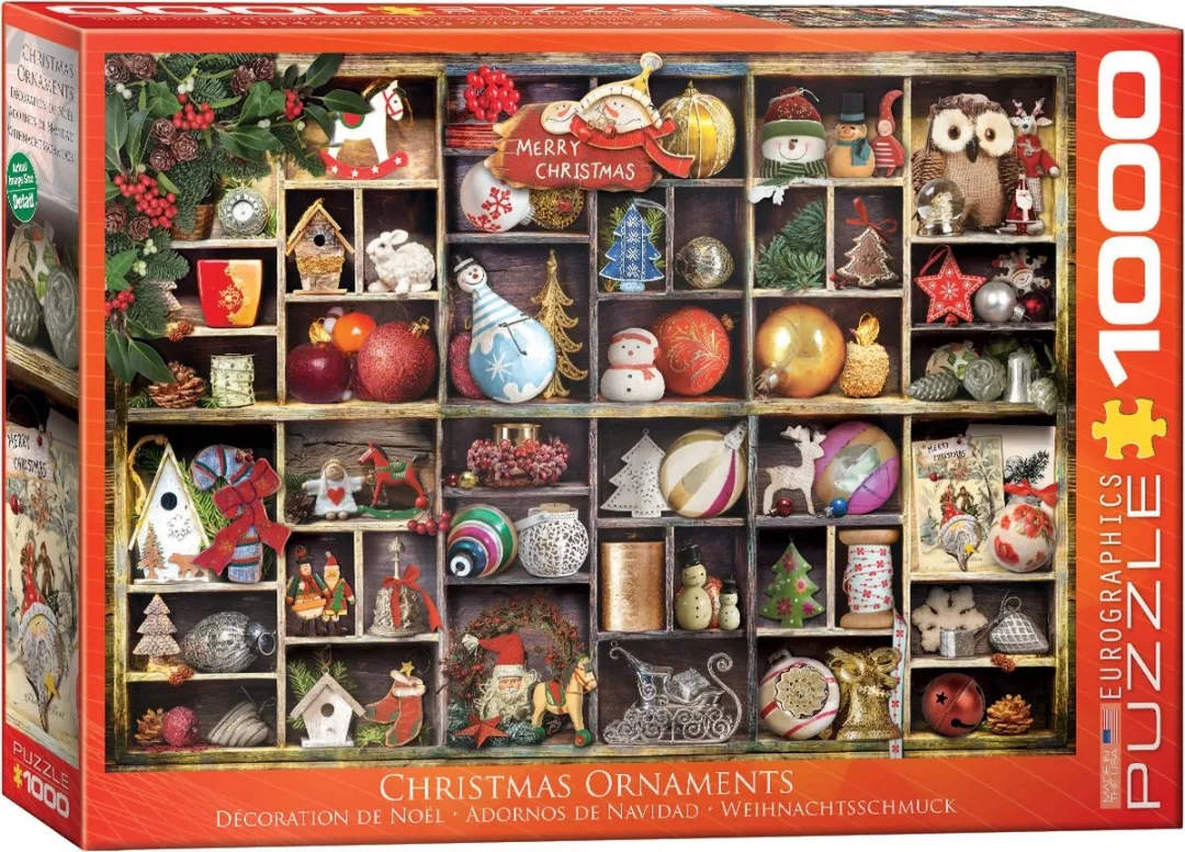 Eurographics Kerstversiering Legpuzzel 1000 Stuks