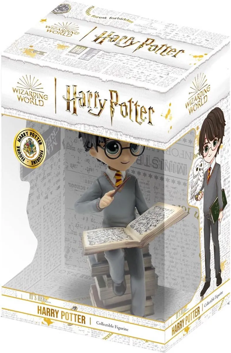 Plastoy Harry Potter Beeld Harry en de Stapel Spreukenboeken 21cm - Multi - afbeelding 2 van 3