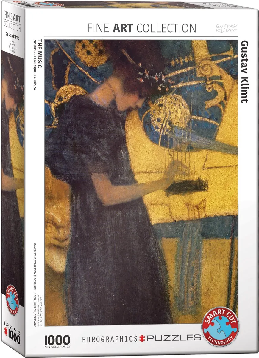 Eurographics Gustav Klimt Muziek Fine Art Legpuzzel 1000 Stuks
