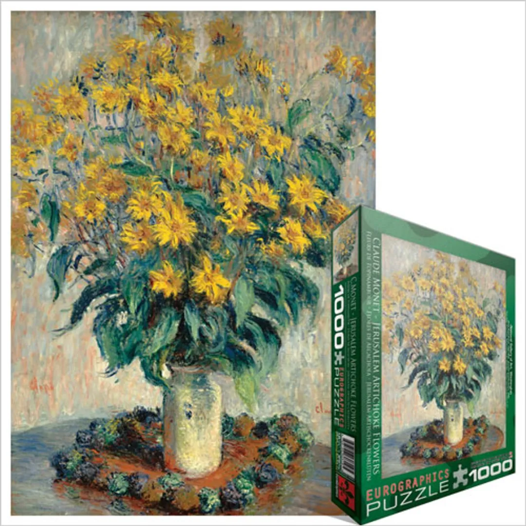 Eurographics Aardpeerbloemen Monet Fine Art Legpuzzel 1000 Stuks - eu6000-0319