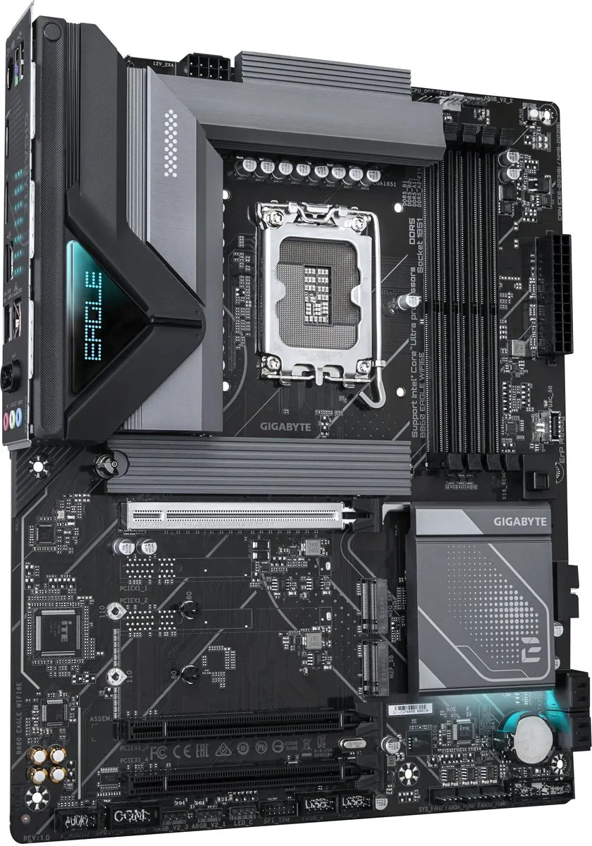 Gigabyte B860 Eagle WiFi6E Moederbord - ATX - Intel B860