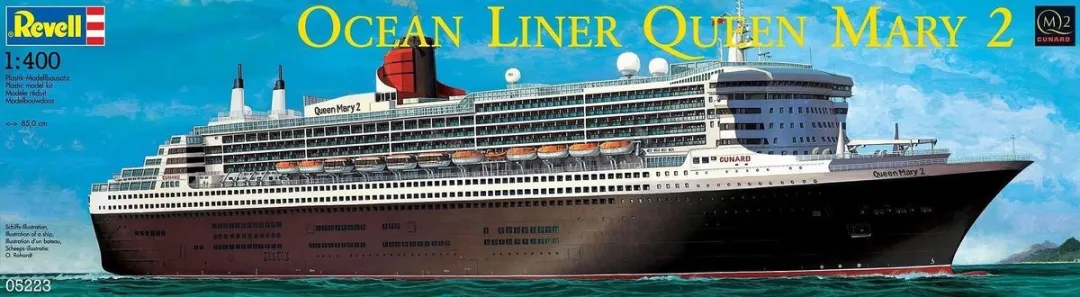Revell RMS Queen Mary 2 Modelbouwpakket 1:400 - 550 Onderdelen