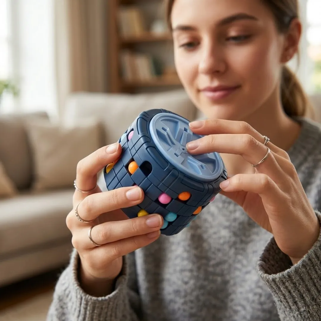NUVEX Breinbreker Kubus 3D Logica Puzzel - Zwart