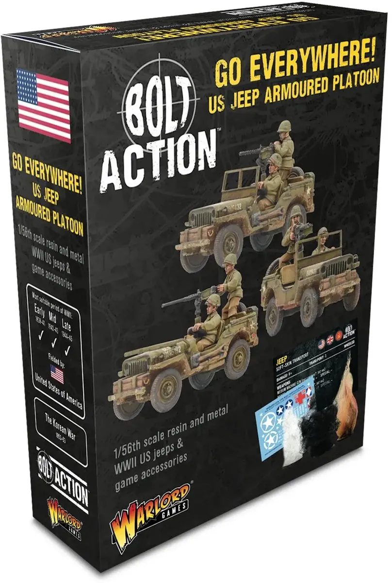 Warlord Games US Jeep Armoured Platoon