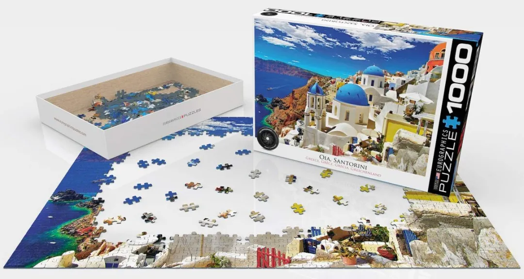 Eurographics Oia Santorini Legpuzzel 1000 Stuks - 68x48cm
