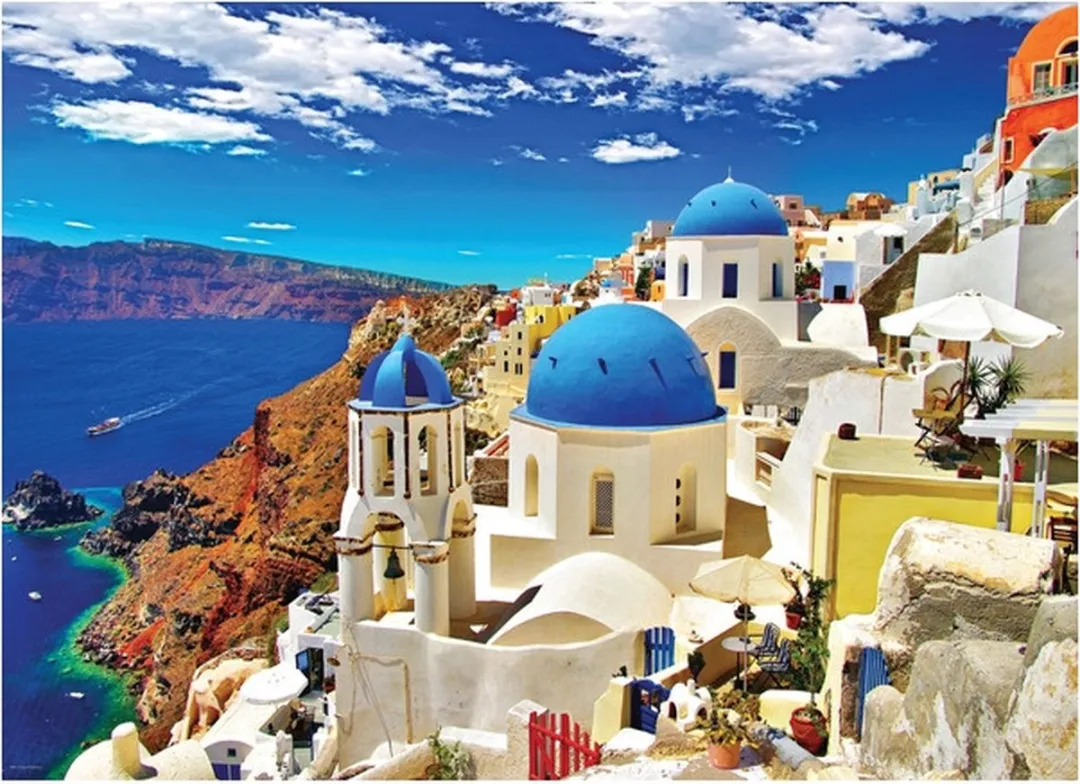 Eurographics Oia Santorini Legpuzzel 1000 Stuks - 68x48cm