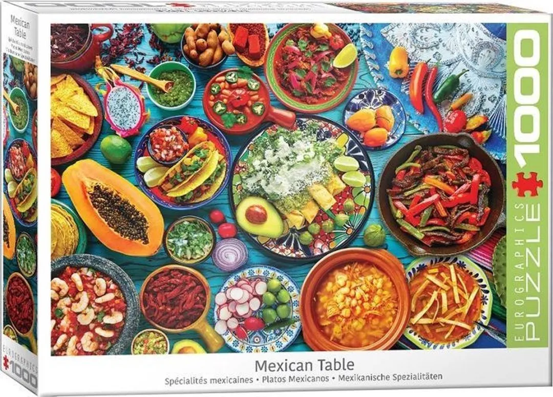 Eurographics Mexicaanse Tafel Legpuzzel 1000 Stuks - 68x48cm - Meerkleurig