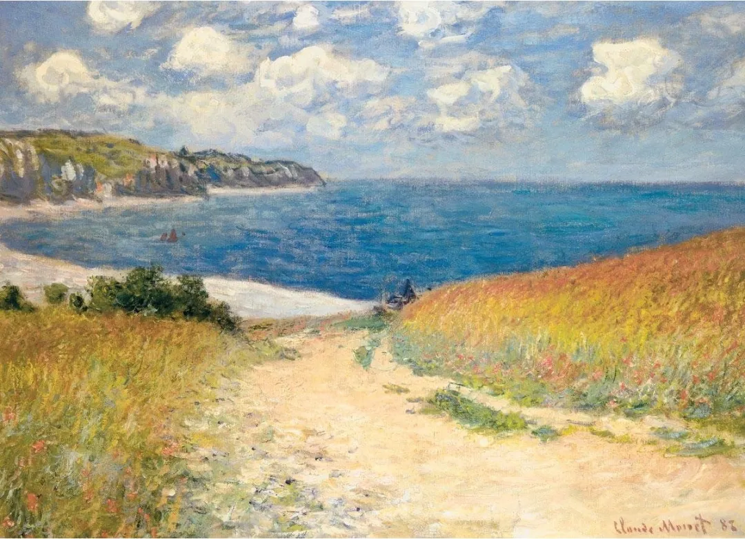 Eurographics Monet Het pad van de Cavée Pourville Legpuzzel 1000 Stuks