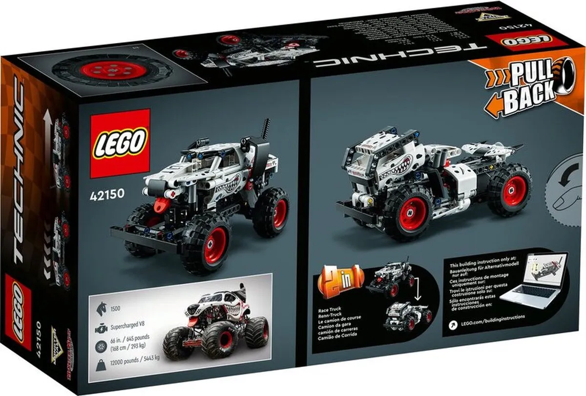 LEGO Technic Monster Jam Monster Mutt Dalmatian 42150 - Meerkleurig - afbeelding 3 van 6