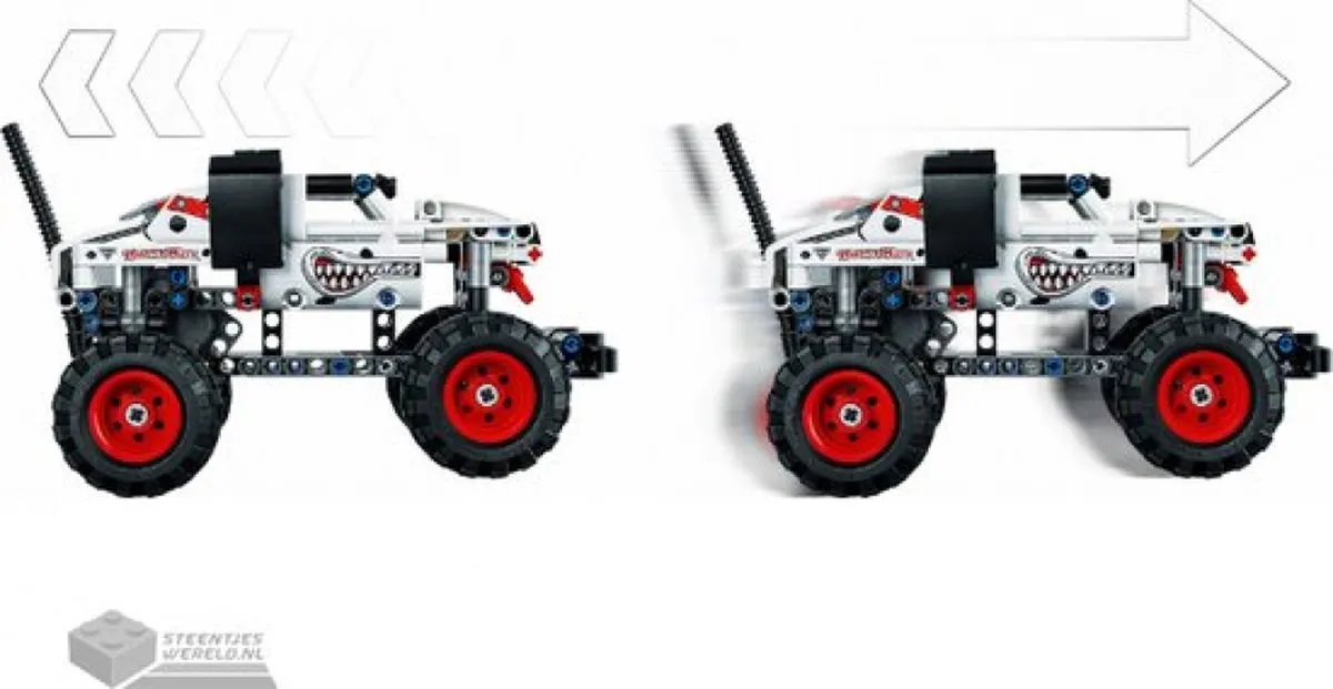 LEGO Technic Monster Jam Monster Mutt Dalmatian 42150 - Meerkleurig - afbeelding 4 van 6