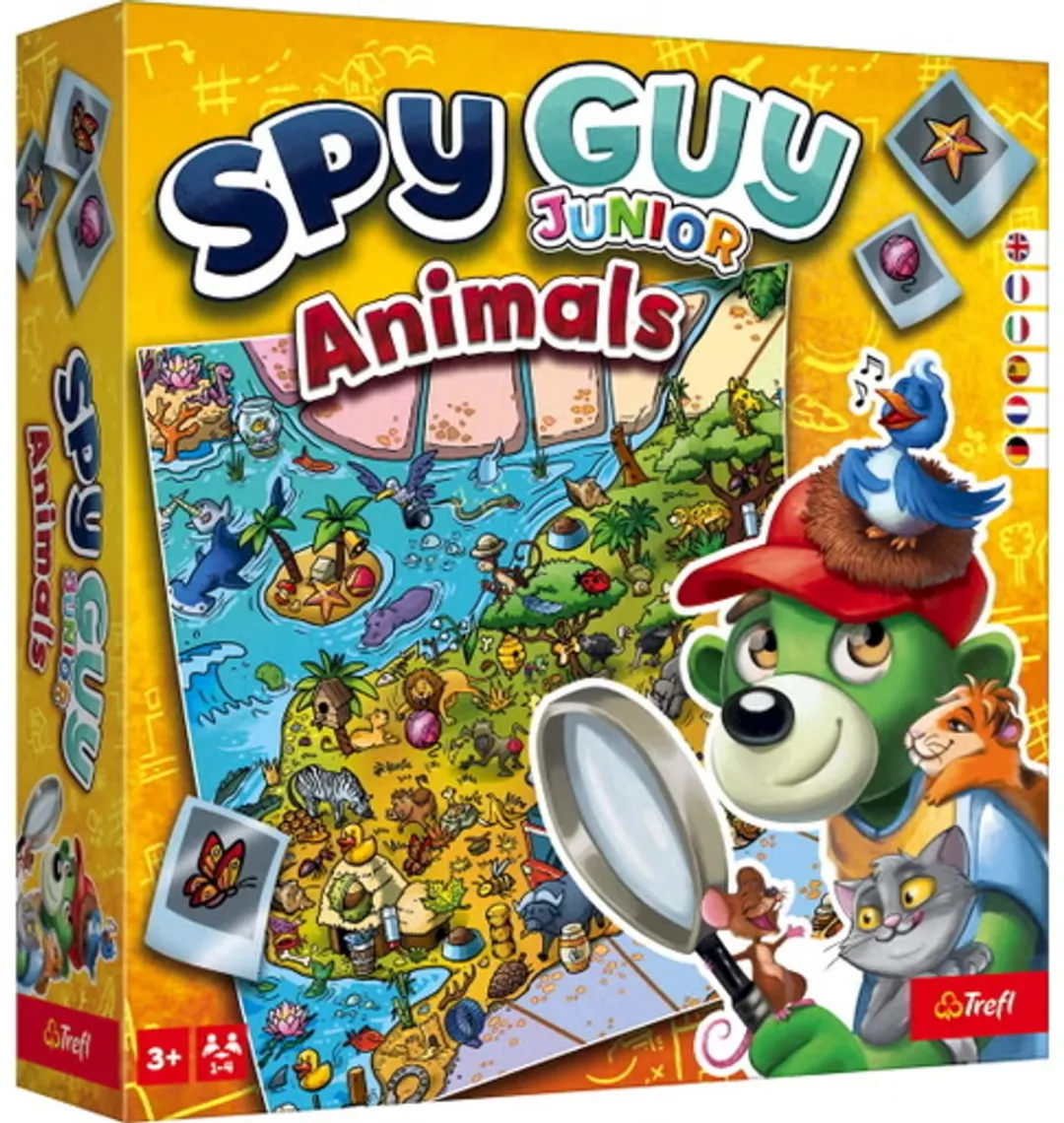 Trefl Spy Guy Junior Animals Coöperatief Dierenspel - 2-6 Spelers