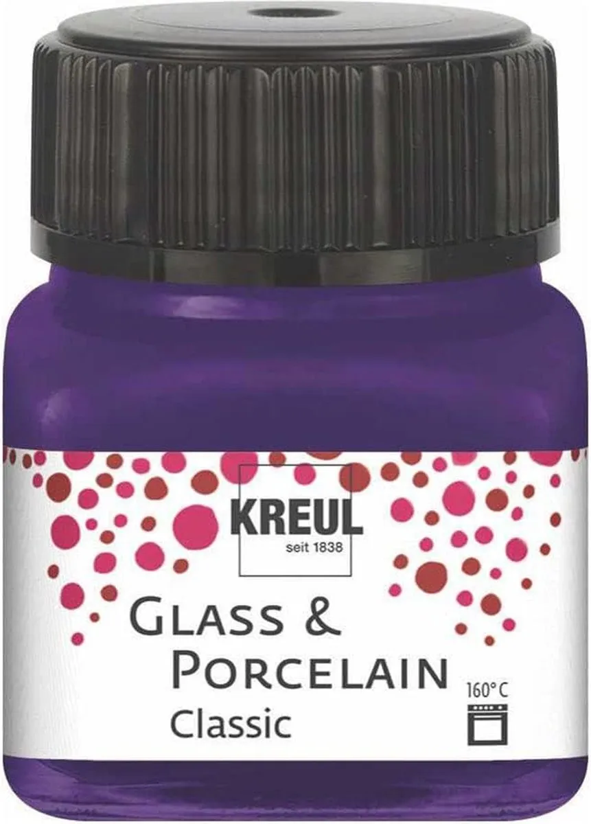 Kreul Glasverf Porselein Violet 20ml