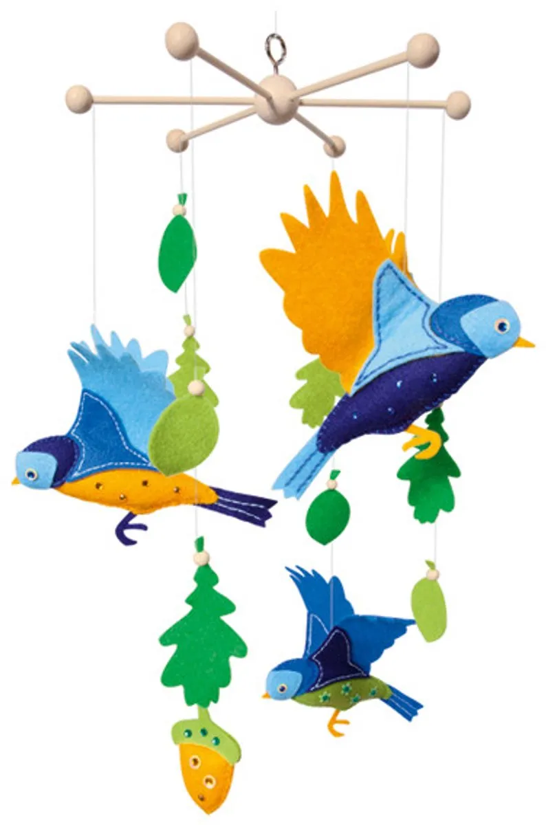 Folia Knutselset Mobiel Vogel