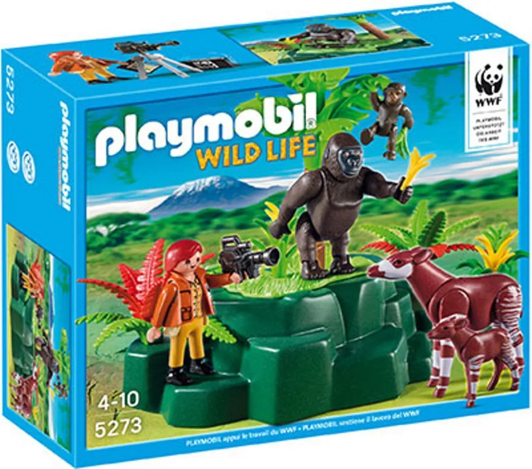 Playmobil Onderzoeker met Okapi & Gorilla's 5273