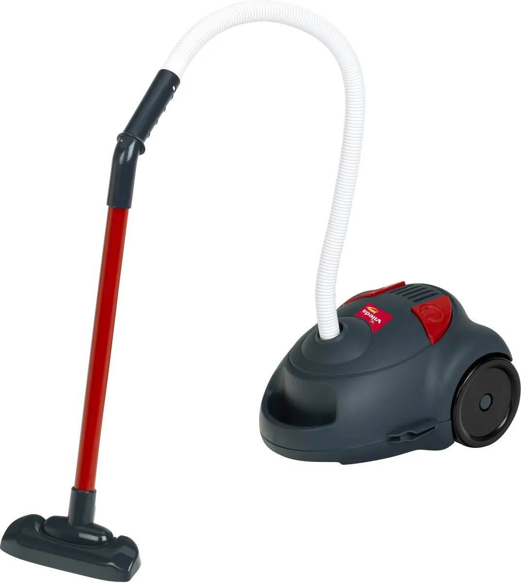 Klein Toys Vileda Speelgoedstofzuiger - Donkergrijs/Rood