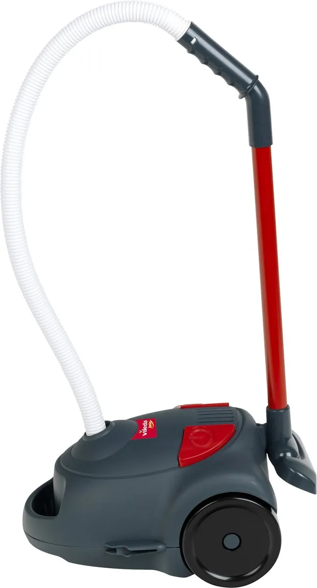 Klein Toys Vileda Speelgoedstofzuiger - Donkergrijs/Rood