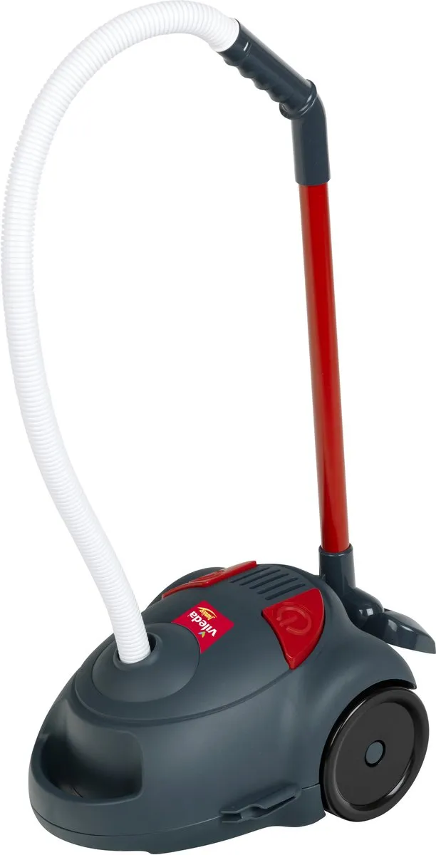 Klein Toys Vileda Speelgoedstofzuiger - Donkergrijs/Rood - afbeelding 6 van 6