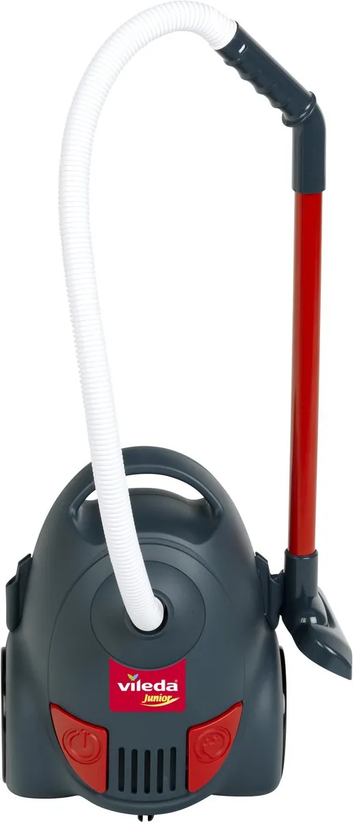 Klein Toys Vileda Speelgoedstofzuiger - Donkergrijs/Rood