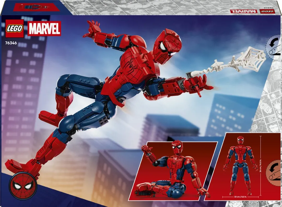 LEGO Marvel Spider-Man Heldenfiguur Bouwpakket 76346 - 813 Stukken - Multicolor